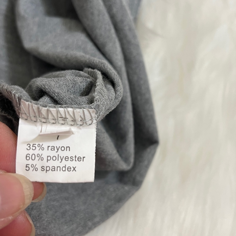 Holiday Gray Plus Size Graphic T-Shirt - Picture 6 of 7